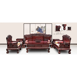 中山客厅红木沙发、【吴越堂红木家具】、客厅红木沙发哪家好