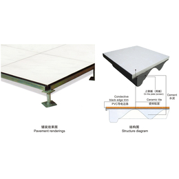 全钢陶瓷面防静电地板