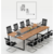 北京板式会议桌销售经典大气深色会议桌出售办公家具厂家*定制缩略图3