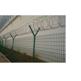 河南Y型柱护栏厂家现货信阳Y型安全防御护网济源刺丝滚笼防护网
