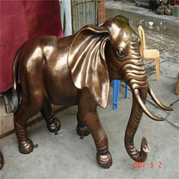 铜大象动物雕塑、铜大象、卫恒铜雕(查看)