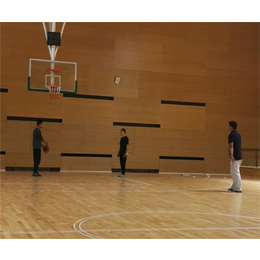 篮球木地板_洛可风情运动地板_枫木篮球木地板