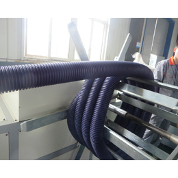 双壁波纹管生产线|青岛同三塑料机械公司|pp双壁波纹管生产线