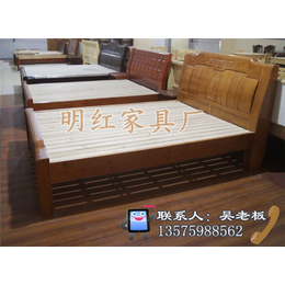 广东实木床|明红家具****品质|实木高低床