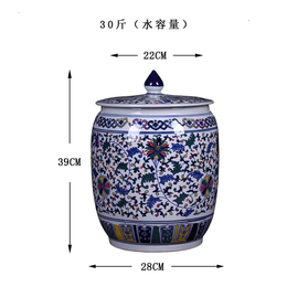 景德镇厂家供应家用储物容器陶瓷大米缸