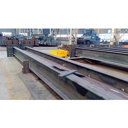 中国山东三维钢构-H型钢组立焊接加工出口欧洲