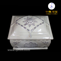 瓷器骨灰盒图片 景德镇瓷器骨灰盒价格 风格 规格