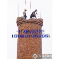 上海停产砖烟囱无场地人工拆除