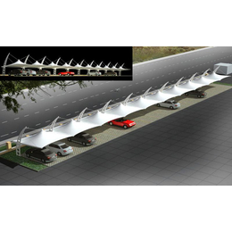 铸翔膜结构景观棚施工-泉州停车棚一平米多少钱