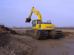 新盛发水上挖掘机出租(图)-水上挖机出租服务-水上挖机出租