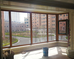 太原铝包木门窗-伊莱德阳光房(在线咨询)-太原铝包木门窗制作
