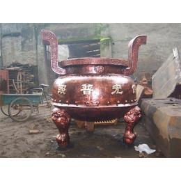 铜铸香炉|铜雕厂 唐县|大型铜铸香炉