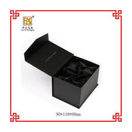  黑色商务纸质礼品包装盒 黑色款式礼盒包装
