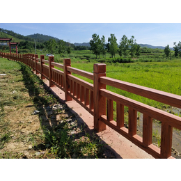 供应厂家*2018新款特卖36型水泥仿木栏杆混凝土仿木护栏