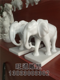 吉林天然灵璧石大象-旺通雕塑-天然灵璧石大象报价