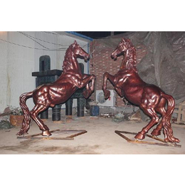 重庆铜马雕塑,旭升铜工艺品,铜马雕塑设计厂家
