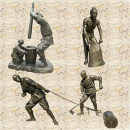劳动人物雕塑图片,北京劳动人物雕塑,艺铭雕塑(查看)