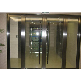 天津河北区安装不锈钢玻璃门厂家定制钢化玻璃门