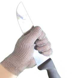 德國USAFE不銹鋼防護手套雙層鋼絲環焊接防切割手套
