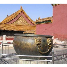 广东铸铜大缸,旭升雕塑公司,铸铜大缸制作价格