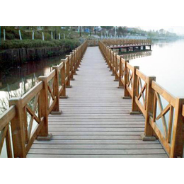 木栏杆安装-乌鲁木齐木栏杆-陕西中福木业