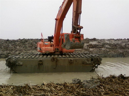 水陆两用挖机出租服务-水陆两用挖机出租-新盛发水上挖掘机公司