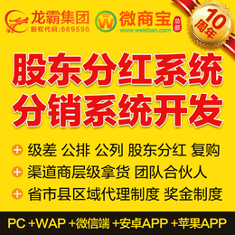 全球股东分红软件源码 微信分销商城开发  