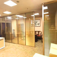 为什么越来越多的办公室隔断墙采用双玻璃百叶隔断