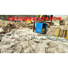 大型活塞式劈裂棒应用于矿山开采城市建设基础开挖