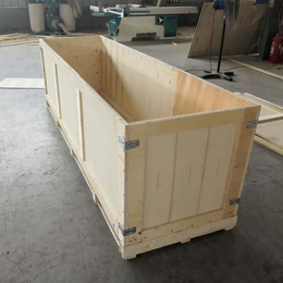 木箱加工厂黄岛现场打包装订出口免熏蒸胶合板