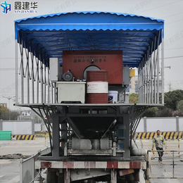 芳村区鑫建华天台雨篷伸缩遮阳棚推拉活动雨篷根据实际尺寸定做