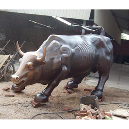 河北博创铜牛雕塑公司(图)、铸铜牛雕塑厂、铜牛