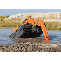 文淼租金更低的船挖机、湿地沼泽挖掘机出租、湿地沼泽挖掘机