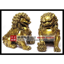 中正铜雕(多图)|大型铜狮子雕塑|铜狮子