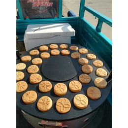 燃气车轮红豆饼机-武汉众邦玉米派-香港红豆饼