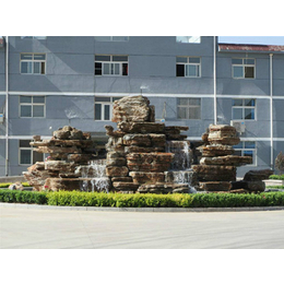鸿艺假山喷泉(图)|水泥假山设计|忻州假山设计