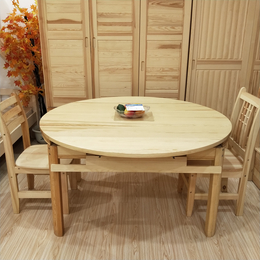 江西松木家具餐桌定制 饭店餐桌椅 组合小户型家用全屋型