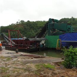 山东河道淘金船生产定制-河道淘金船价格-河道淘金船