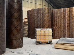 圆柱木模板施工-浮山圆柱木模板-智晨木业(多图)