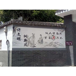 南京*园墙绘制作公司 制作文化墙  宣传标语  商场地画等