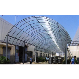 卢龙县阳光板车棚雨棚耐力板生态园温室大棚pc板