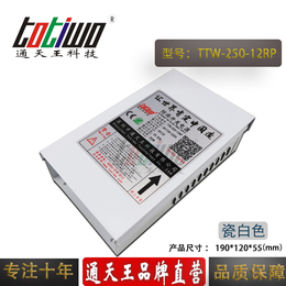 通天王 12V20.83A250W瓷白色户外防雨开关电源