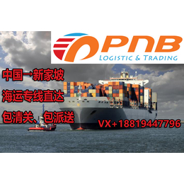 PNB博恩派-中国运输贸易淘宝货物到新加坡双清海运到门