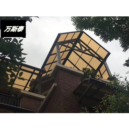 雨棚效果图-万斯泰铝艺(在线咨询)-荆州市雨棚