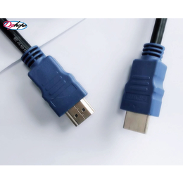 蓝色双HDMI接口 支持多功能高清连接线