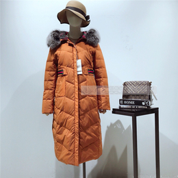 北京*雪雕羽绒服18新款冬装品牌折扣女装尾货批发