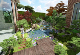 南京奥美(图)-鱼池庭院设计-阜阳庭院设计