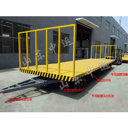 插桩式牵引平板拖车 平板拖车价格  物流设备 厂家*