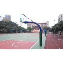 陇南液压篮球架|冀中体育公司|广场用液压篮球架