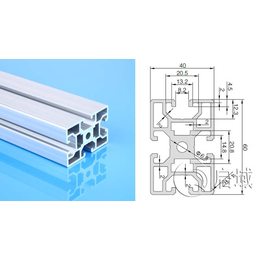 欧标4060工业铝型材 铝型材框架 铝型材工作台加工